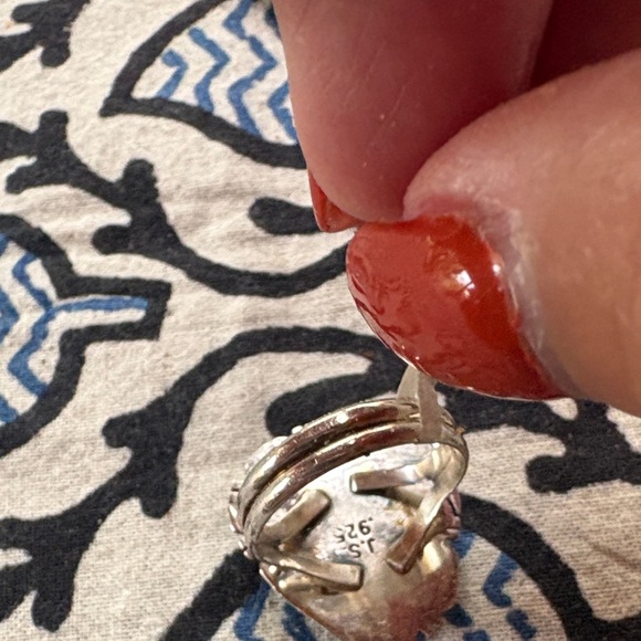 Turquoise  and Sterling Silver Ring size 7🌺NWTs - Picture 5 of 6